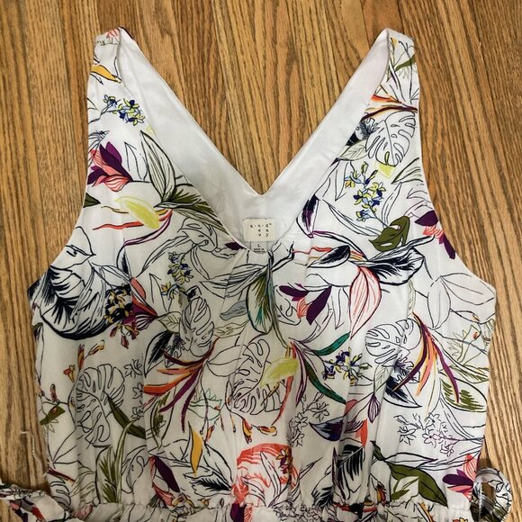 a new day Dress with V Neck White Dress Florals MUST BE BUNDLED, MARKED DOWN - Picture 6 of 12